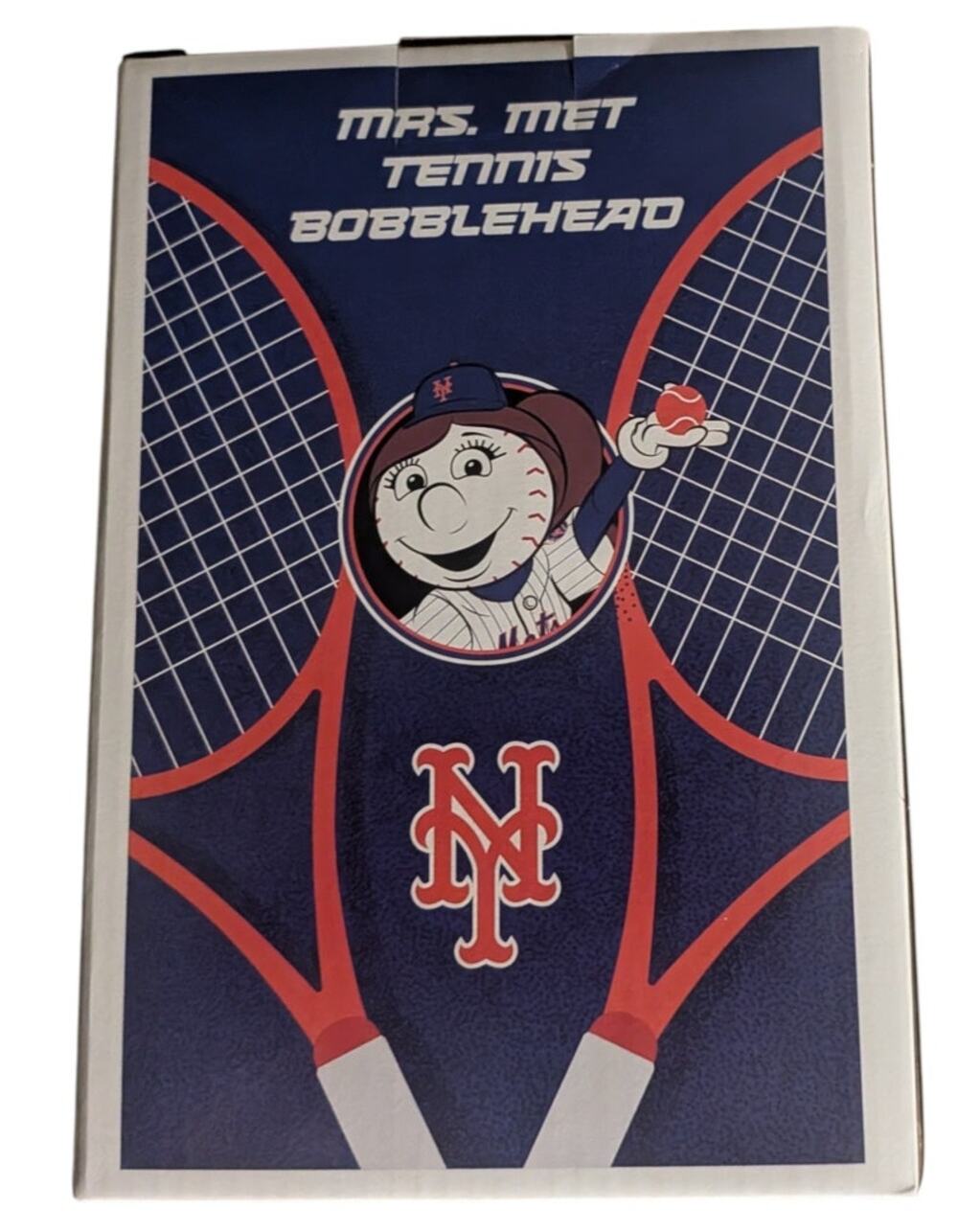 Sealed 2026 New York Mets Mrs Met Mascot MLB Baseball Tennis SGA Bobblehead 9/5